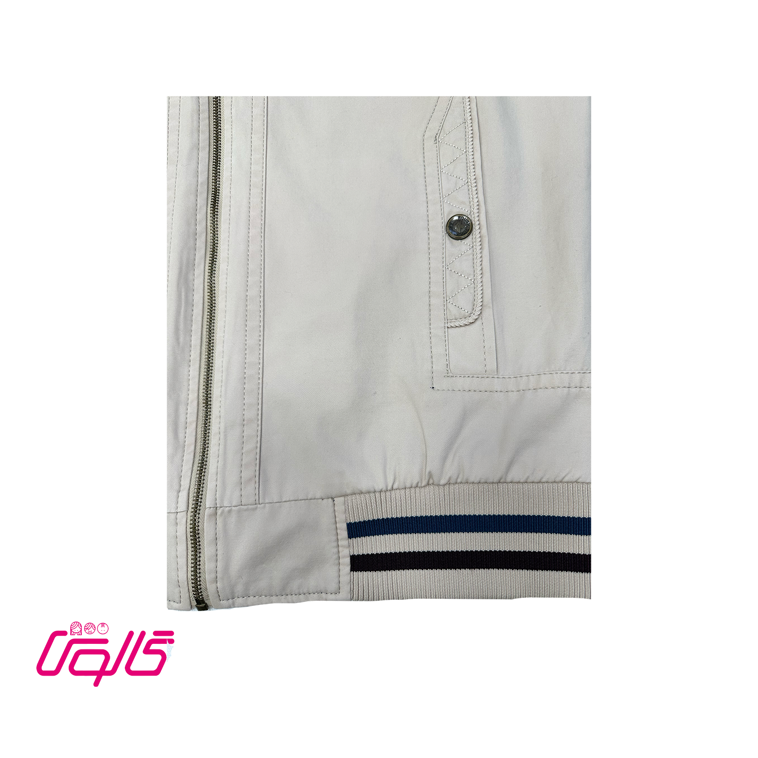 کاپشن مردانه کتان دورو طرح جیپ | استایل ماجراجویانه برای روزهای سرد - Image 9